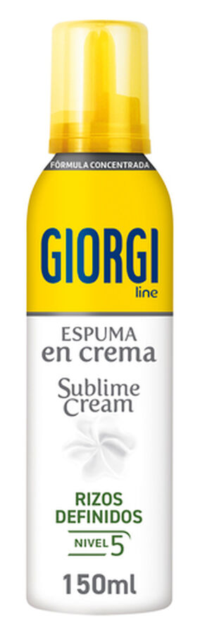 Espuma fijadora en crema de cabello Giorgi sublime 150ml rizos