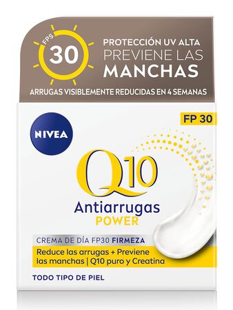 Crema facial de d&iacute;a Nivea Q10 50ml power SPF 30 antiarrugas
