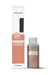 Ambientador tipo mikado recambio Lanta 50ml azahar