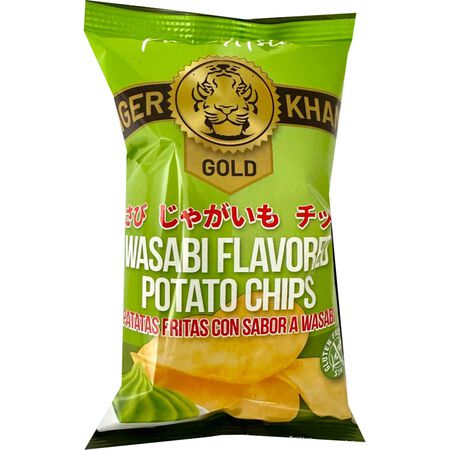 Patatas fritas con sabor wasabi Tiger Khan 100g