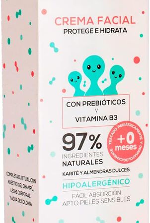 Crema Facial Infantil Seven Kids 50Ml Con Prebi&oacute;ticos Y Vitamina B3 Hipoalerg&eacute;nico
