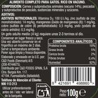 Comida húmeda gato Meque tarrina rico en vacuno 100g