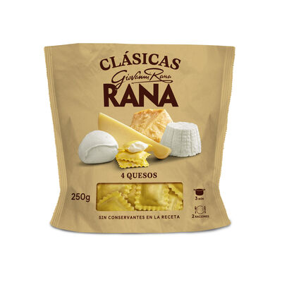 Pasta fresca tortellini gourmet 4 quesos Rana 250g