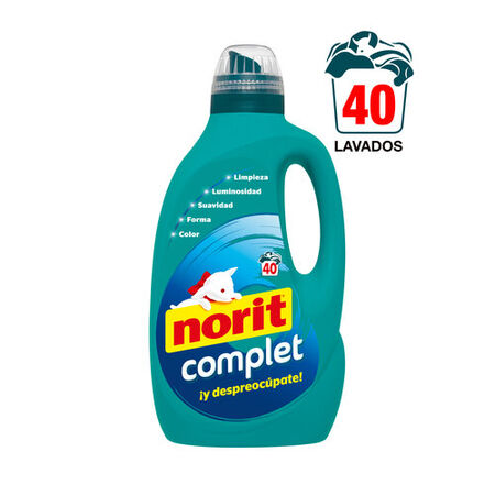 Detergente líquido Norit 40 lavados complet