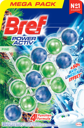 Desinfectante Bref WC Triplo Active Pine 3x50gr