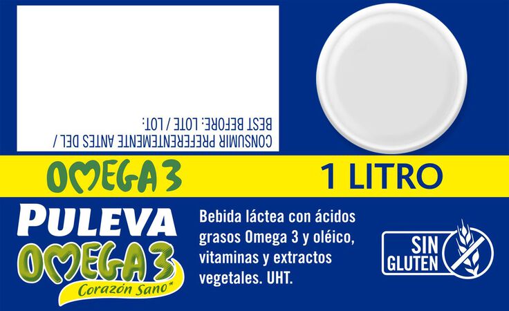 Bebida láctea Puleva omega3 1l