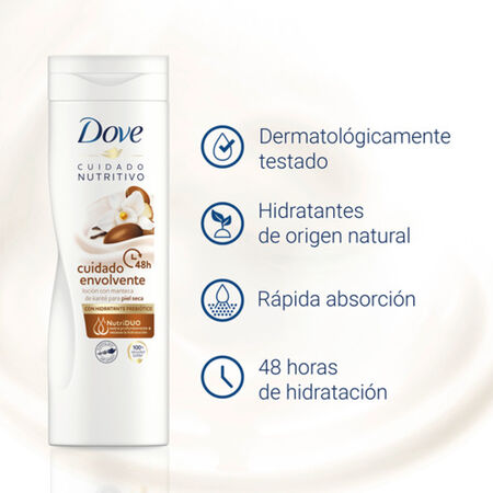 Body milk Dove 400ml 2 unidades karité