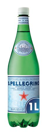 Agua con gas San Pellegrino 1l