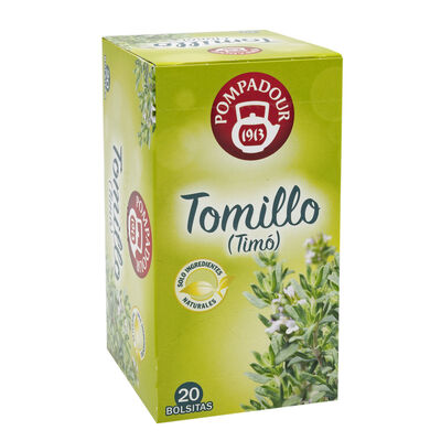 Infusión de tomillo Pompadour 20unid