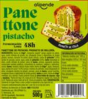 Panettone Alipende 500g Pistacho