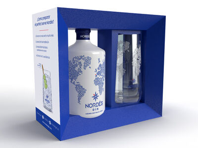 Ginebra Nordés 70cl + vaso