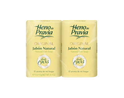 Jab&oacute;n en pastilla Heno De Pravia 115 gr 2 unidades