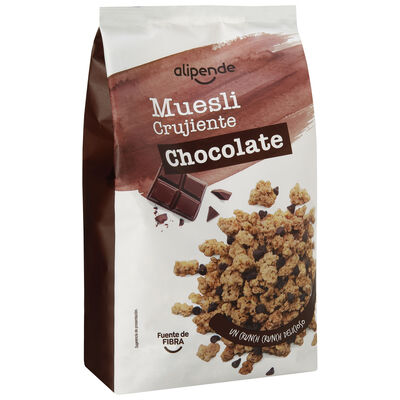 Muesli crujiente Alipende 500g con chocolate negro