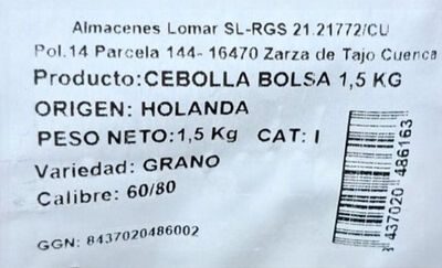 Cebolla malla 1,5kg
