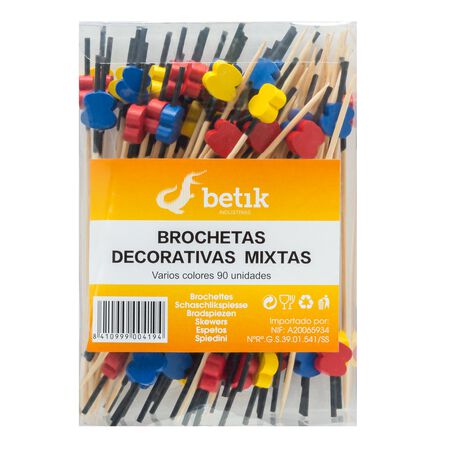 Brochetas Betik 90 uds decorativas