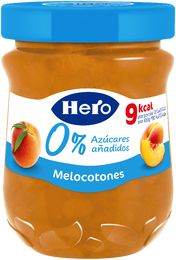 Confitura con 0% azúcar añadido de melocotón Hero 280g