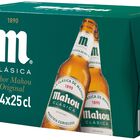 Cerveza rubia Mahou Clásica pack 24 botellas 25cl