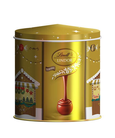 Lata musical de surtido de bombones Lindt 225g