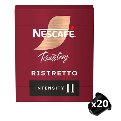 Cápsulas de café roastery ristretto Int, 11 Máquinas Nespresso Nescafé 20 cápsulas