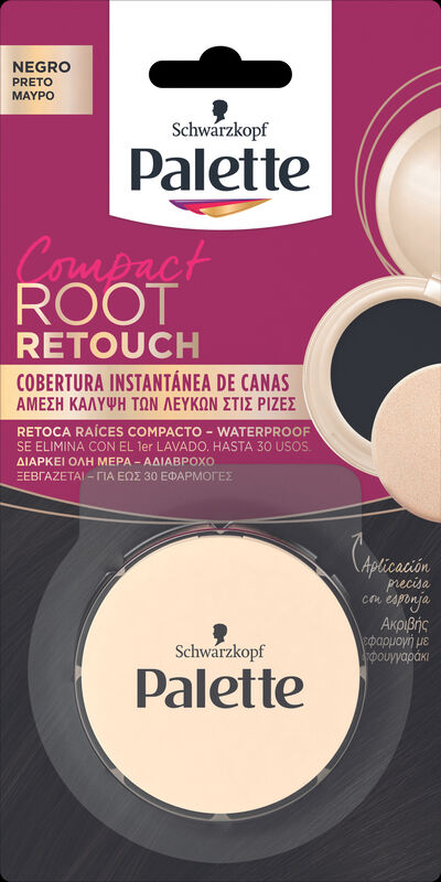 Cobertura Instantánea Canas Palette Negro