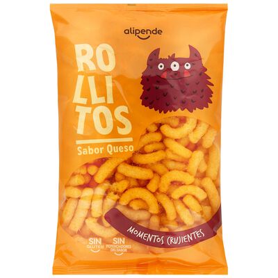 Snack de maíz rollitos Alipende 100g sabor queso