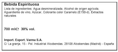 Brandy Terry Centenario botella 700ml