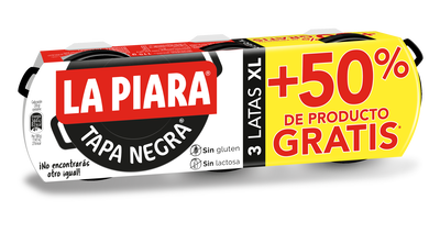 Paté tapa negra La Piara Pack 3r+50%