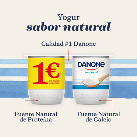 Yogur Danone pack 4 natural