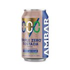 Cerveza sin alcohol sin azúcar Tostada 000 Ambar 33cl