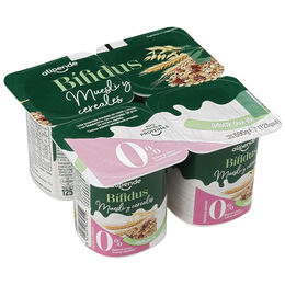 Bífidus Alipende sin azúcar añadido pack 4 muesli y cereales