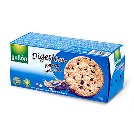 Galleta de avena y chocolate Digestive Gullón 265g