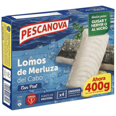 Merluza lomos Pescanova 400g