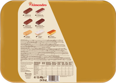 Turr&oacute;n selecci&oacute;n bandeja Almendro 400g