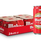 Cerveza rubia especial Mahou 5 Estrellas lata 25cl