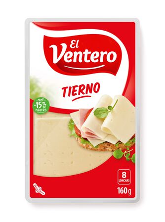 Queso tierno en lonchas El Ventero 160g
