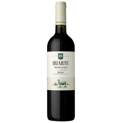 Vino tinto denominación de origen rioja tempranillo Iriarte 75cl
