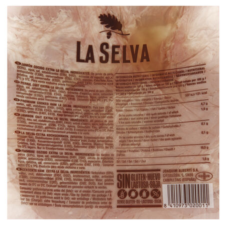 Jamón cocido extra La Selva