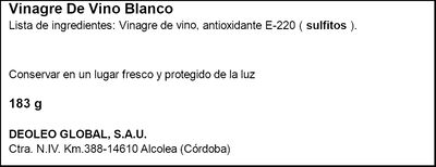 Vinagre de vino blanco en Spray Carbonell 200ml