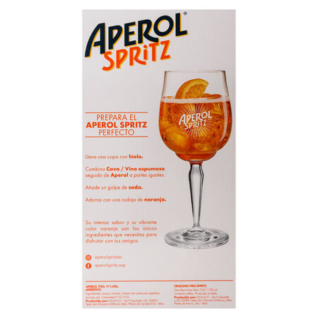 Estuche Aperol Spritz + Cinzano