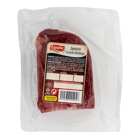 Jamón curado bodega Espuña 320g aproximadamente