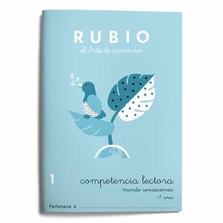 Cuaderno Competencia Lectora Rubio Nº1 Mundo Sensaciones