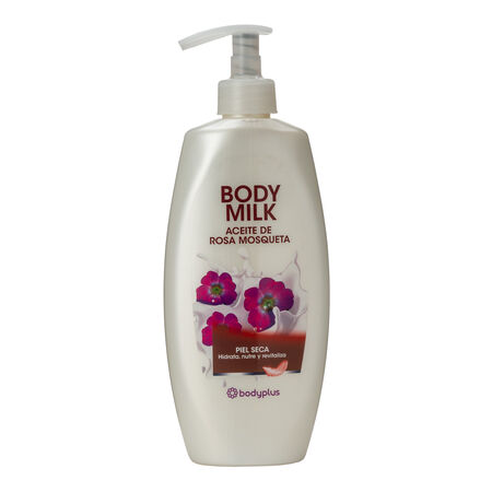 Body milk Bodyplus 400ml con aceite de rosa mosqueta
