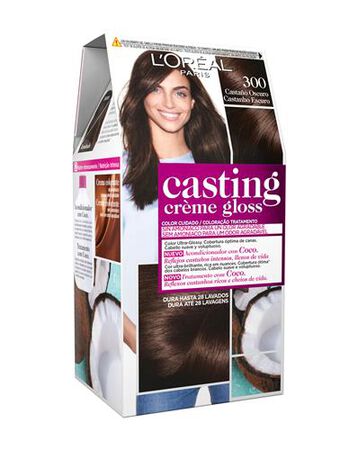 Tinte para el pelo sin amon&iacute;aco Casting Cr&egrave;me Gloss  n&ordm; 300 casta&ntilde;o oscuro