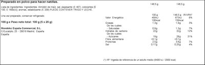 Natillas Royal 5 uds caseras para 25 raciones