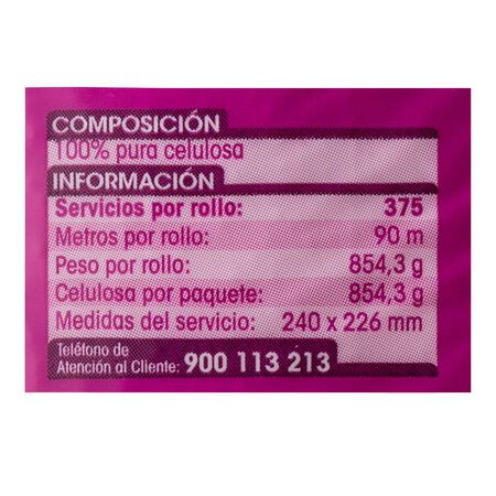 Papel de cocina en rollo Lanta 90m multiusos