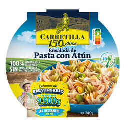 Ensalada de pasta con atún CARRETILLA, bol 240 g