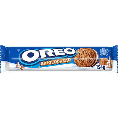 Galleta rellena oreo gingerbread con sabor a jengibre Oreo 154g
