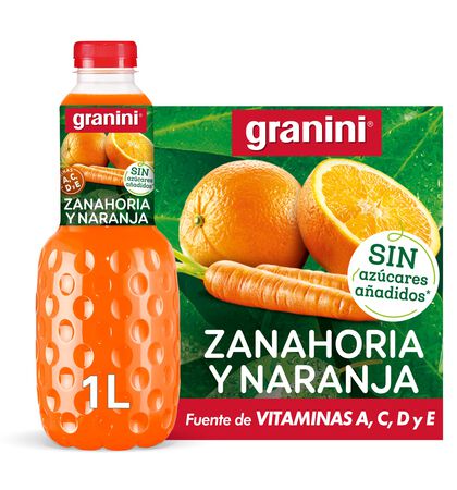 Bebida zanahoria y naranja Granini 1l