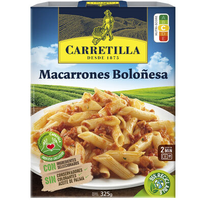Macarrones Carretilla 325g boloñesa