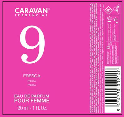 Eau de toilette Caravan mujer 30ml n&ordm;9
